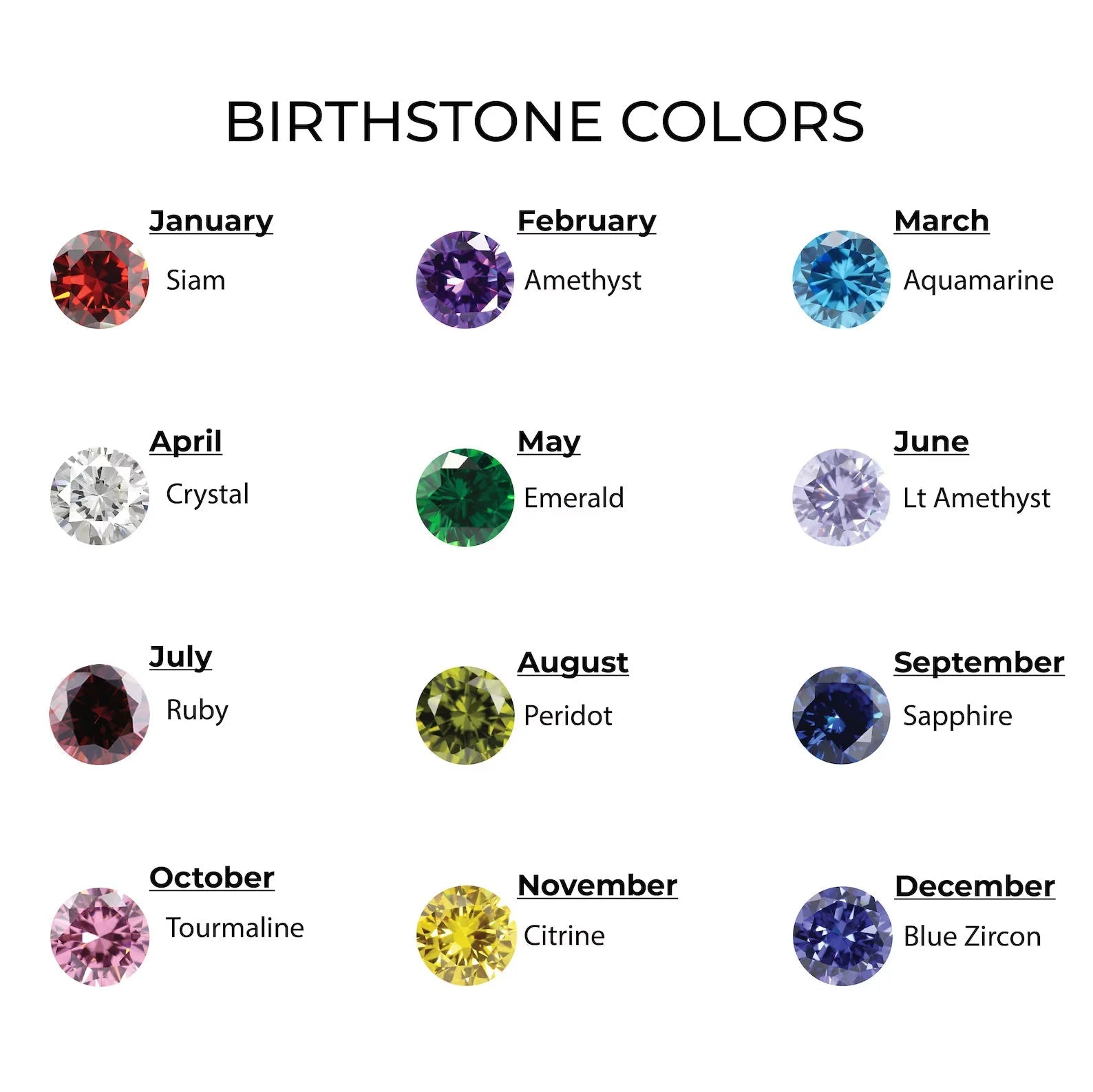 Personalized Birthstone Name Bracelet  for Boys & Girls