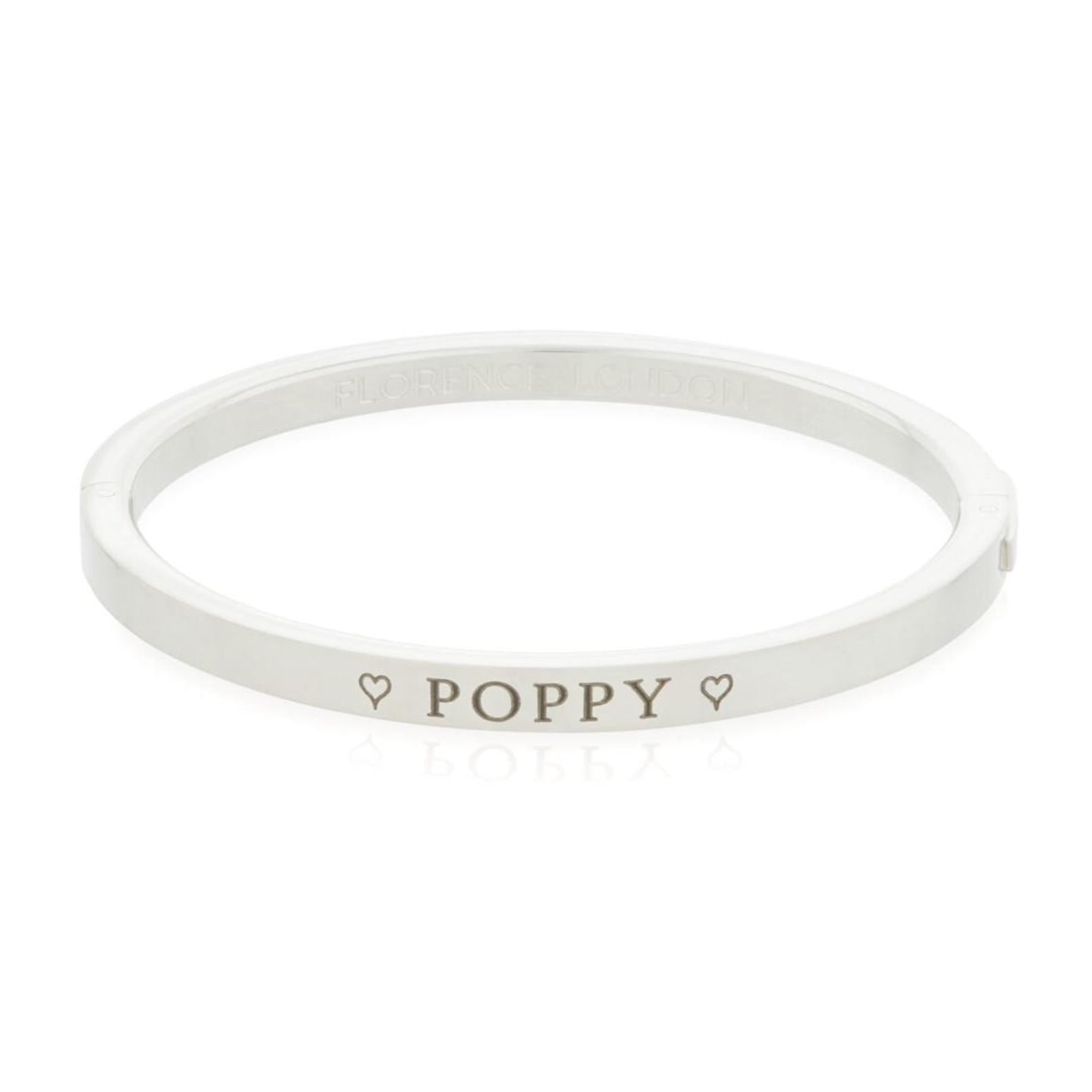 Personalized Baby's Engraved Name Bangle with Clasp
