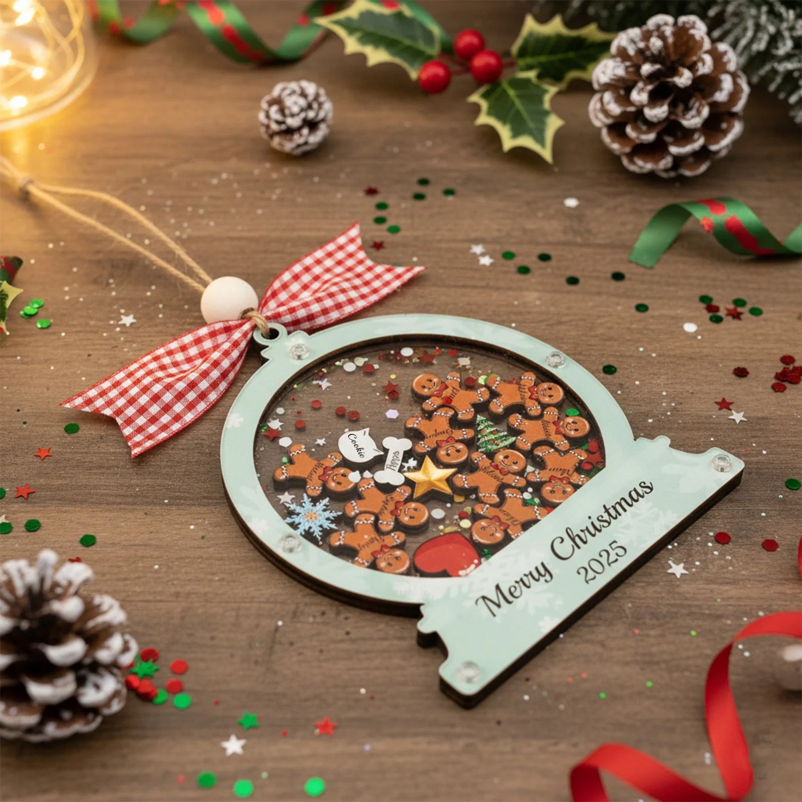 Personalized Family Christmas Ornament 2025
