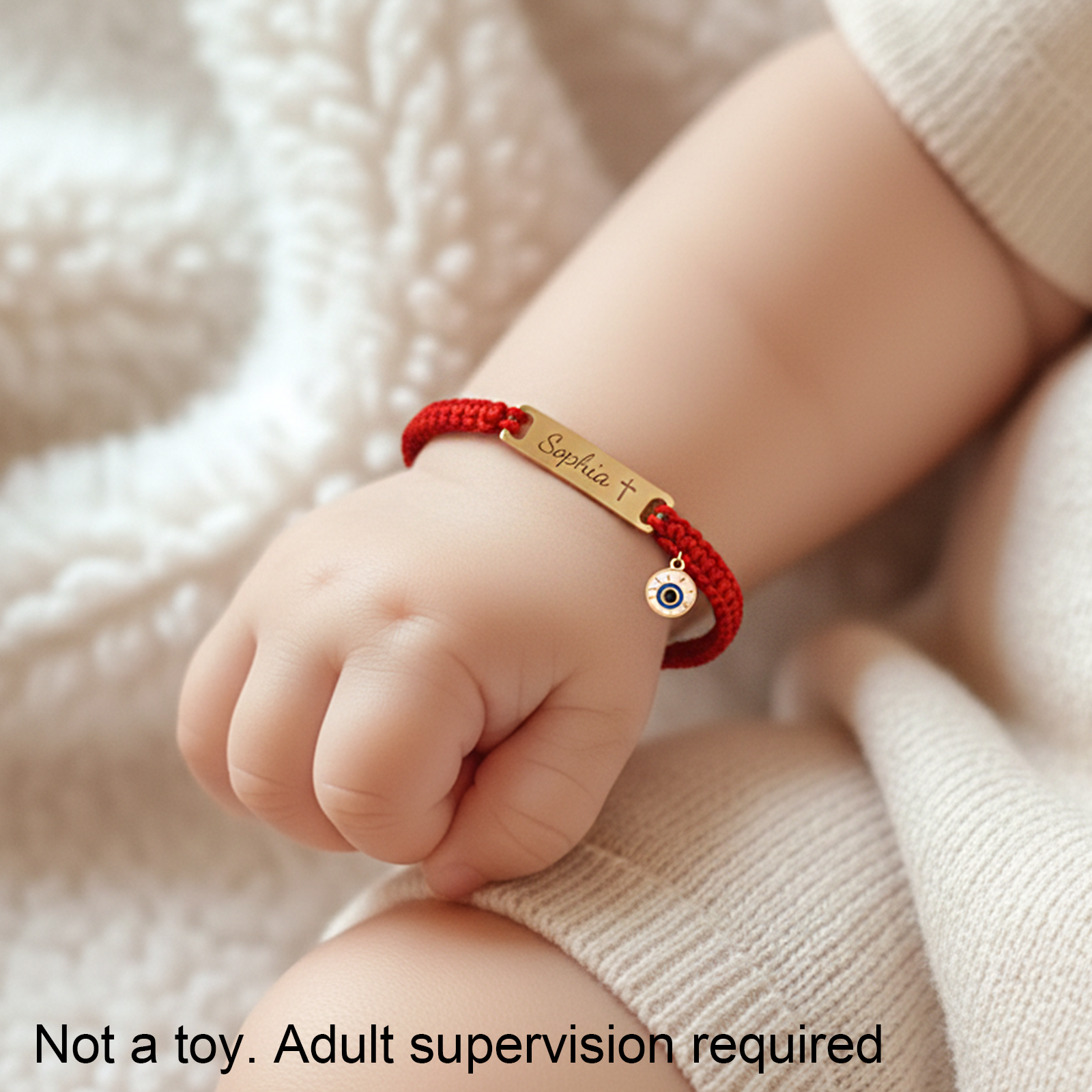 Halloween Baby Braided Cord Custom Bracelet (Parent-Child Style) – A Sweet Holiday Keepsake