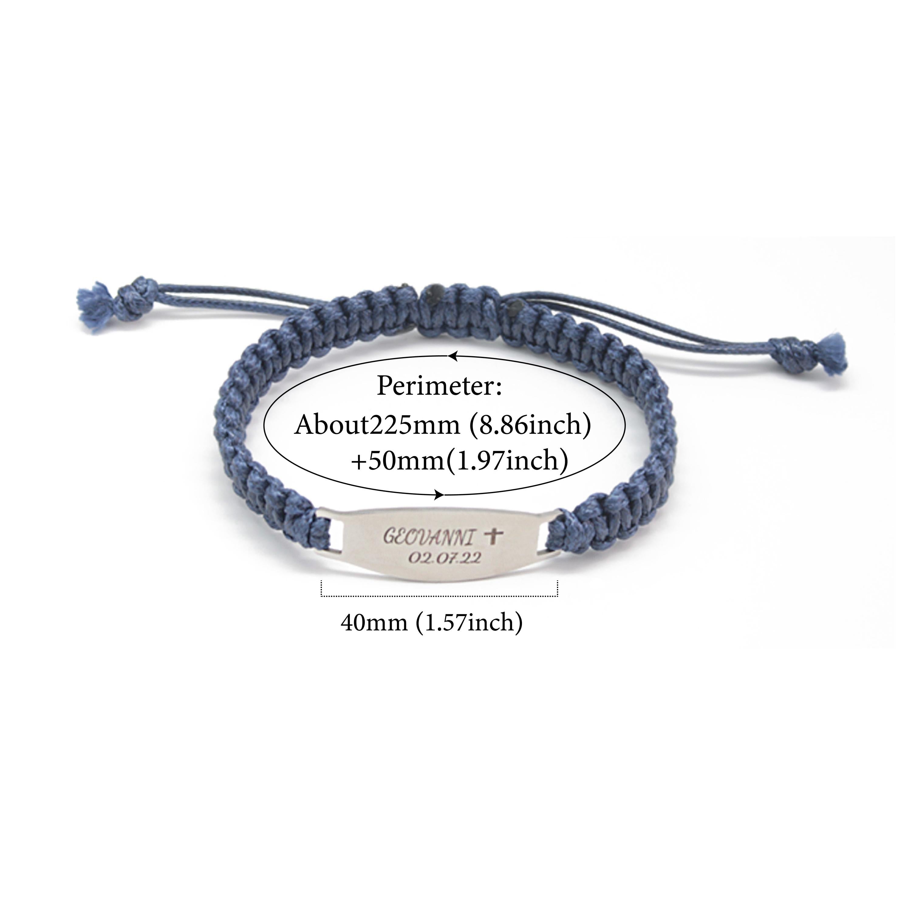Men’s Braided Leather Custom Name Bracelet – A Gift That Speaks Without Words