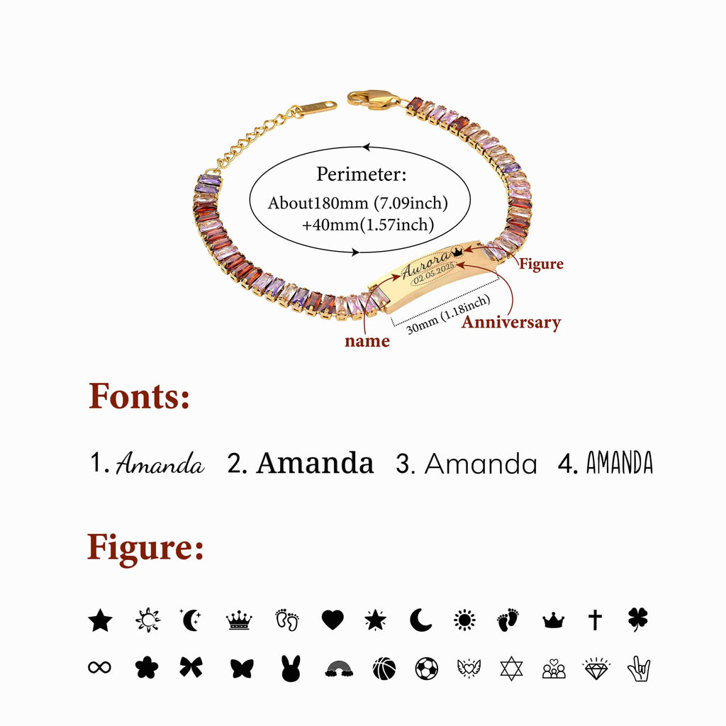 Custom Women’s Diamond Bracelet – Personalized Elegance in Every Sparkle