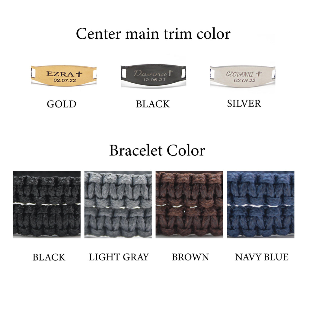 Men’s Braided Leather Custom Name Bracelet – A Gift That Speaks Without Words