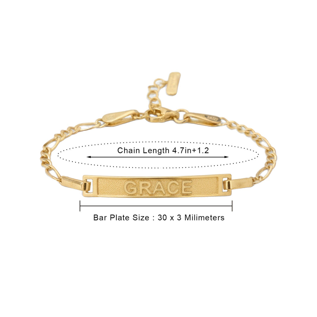 Personalized Baby Name Exclusive Metal Bracelet