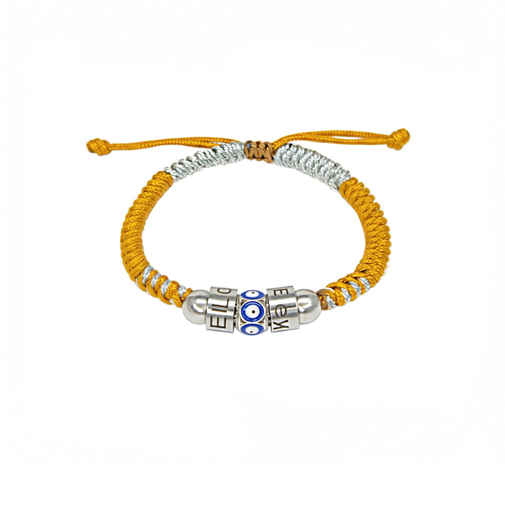 Guardian Eyes Couple & Family Name Bracelet – Personalized Protection Jewelry