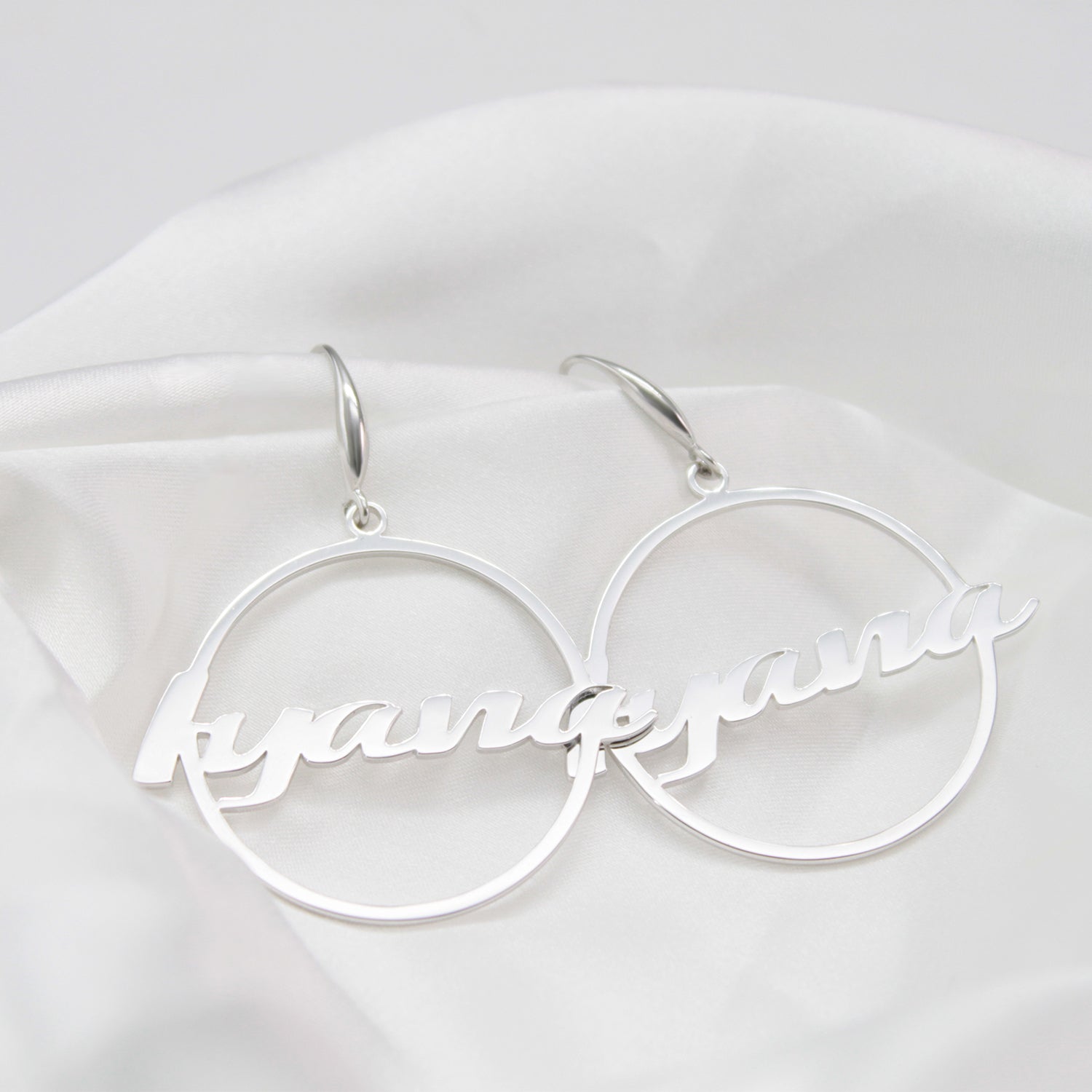 Custom Letter Hook Circle Earrings – Jewelry That Carries Your Story