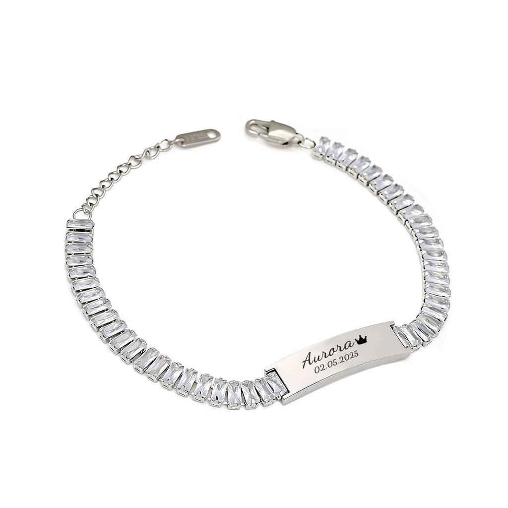 Custom Women’s Diamond Bracelet – Personalized Elegance in Every Sparkle