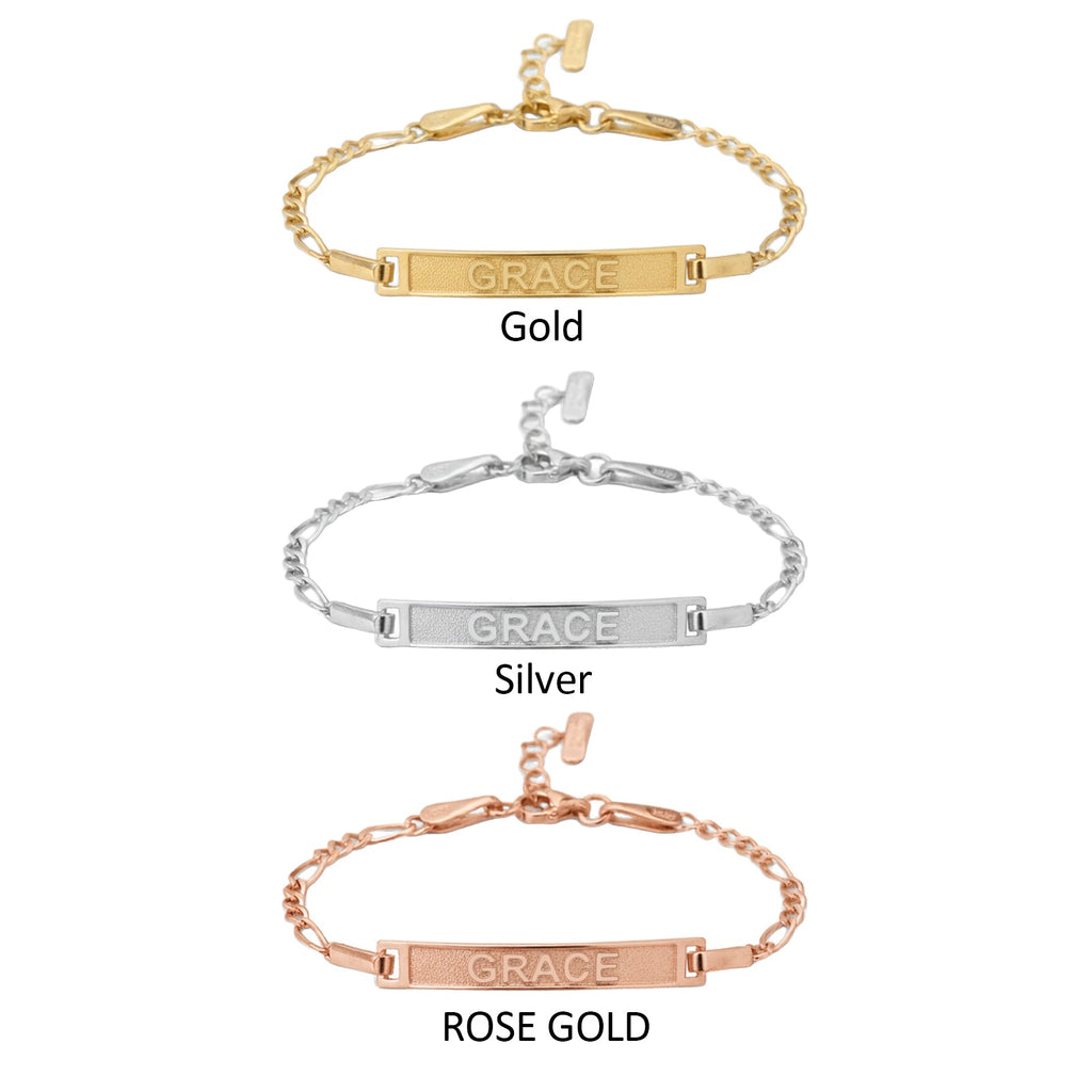Personalized Baby Name Exclusive Metal Bracelet