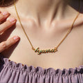 Personalized Heart Name Necklace – Custom Birthday Gift