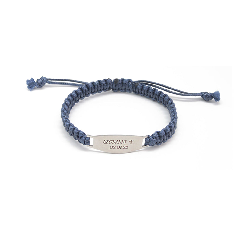 Men’s Braided Leather Custom Name Bracelet – A Gift That Speaks Without Words