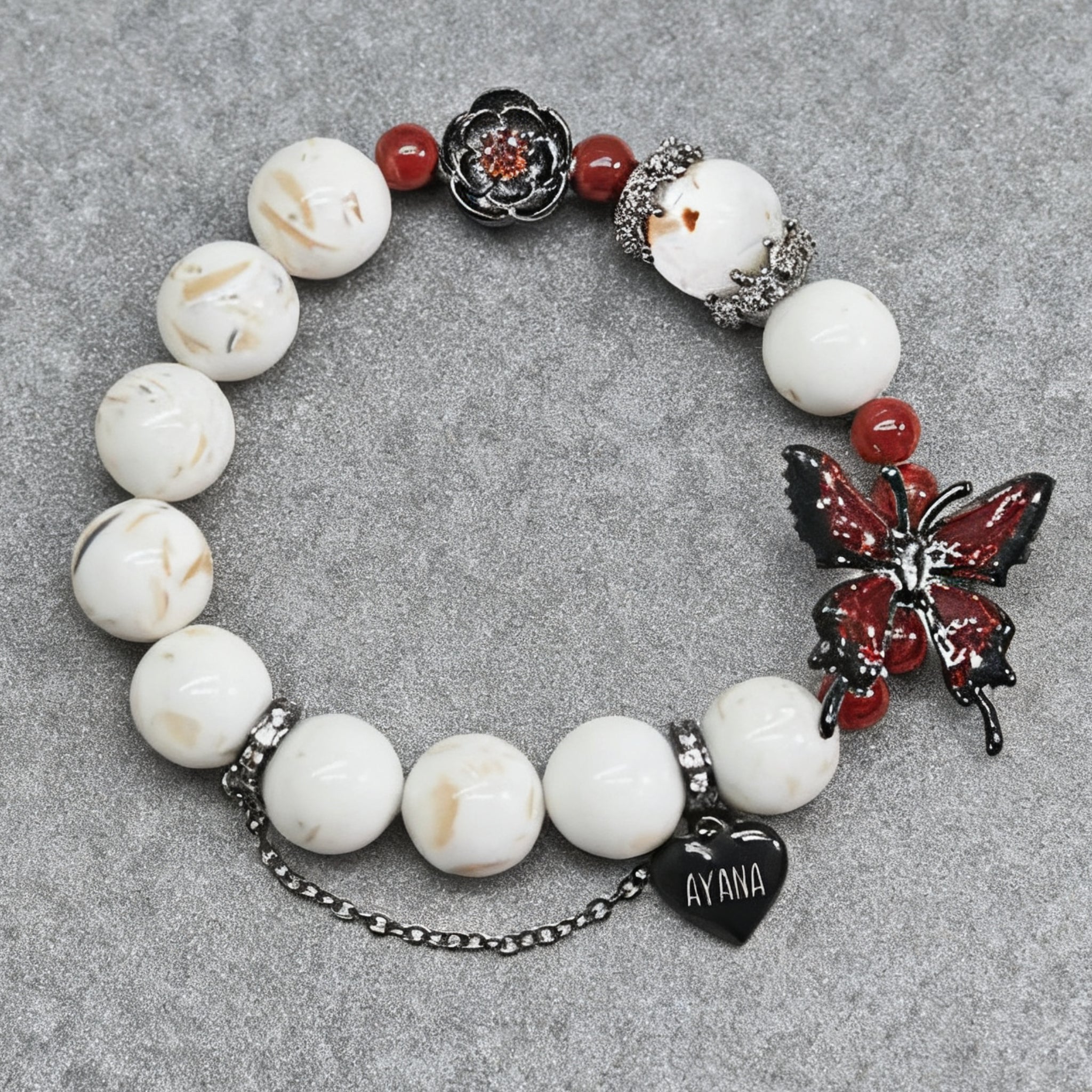 Halloween Gothic Dark Custom Name Bracelet
