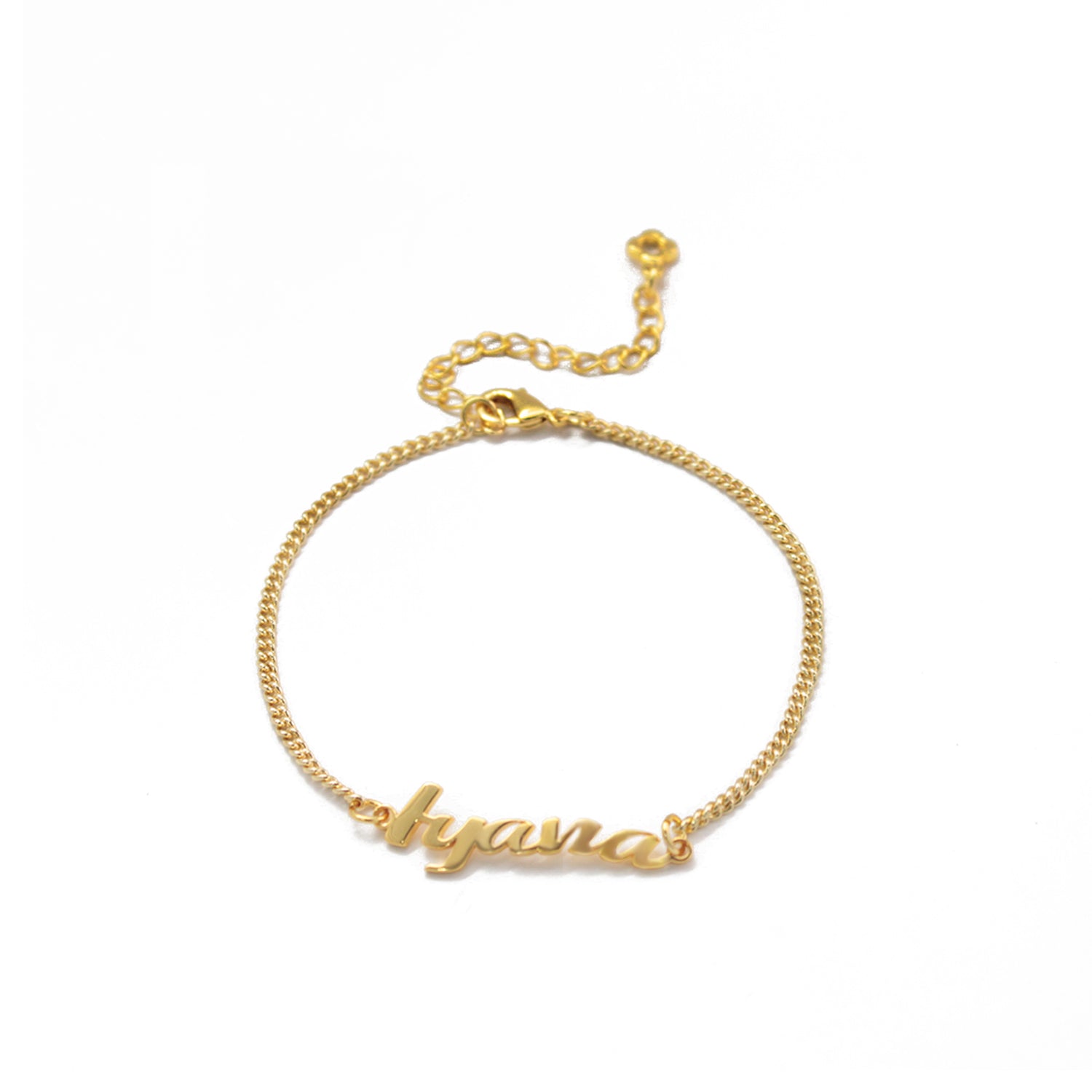 Personalized Family Name Bracelet Set – Custom Engraved Thin Chain for Moms & Kids, Matching Adjustable Jewelry