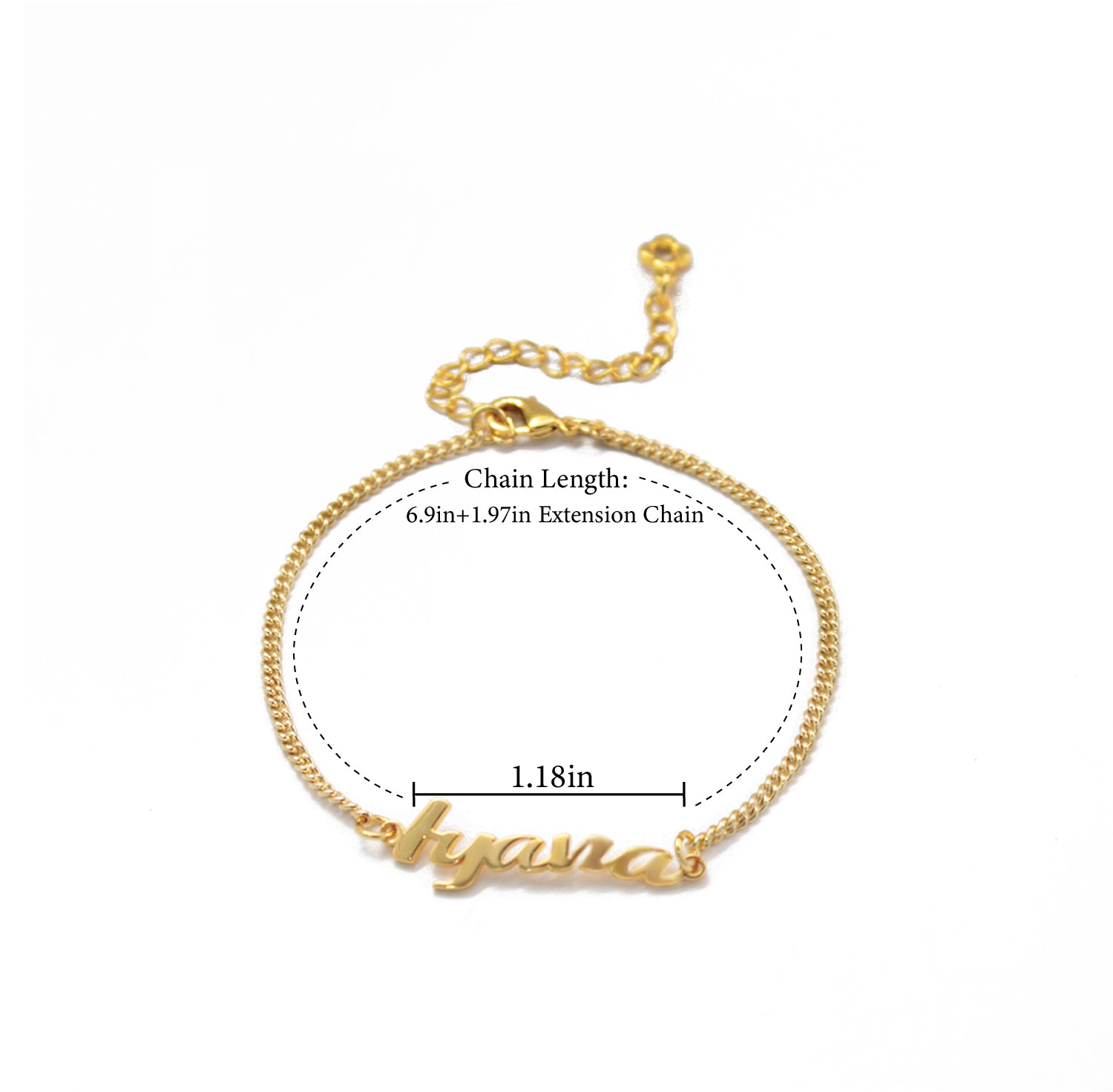 Personalized Family Name Bracelet Set – Custom Engraved Thin Chain for Moms & Kids, Matching Adjustable Jewelry