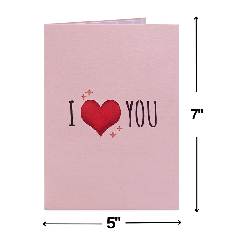 3D Teddy Bear Pop Up Card – Romantic Greeting Card
