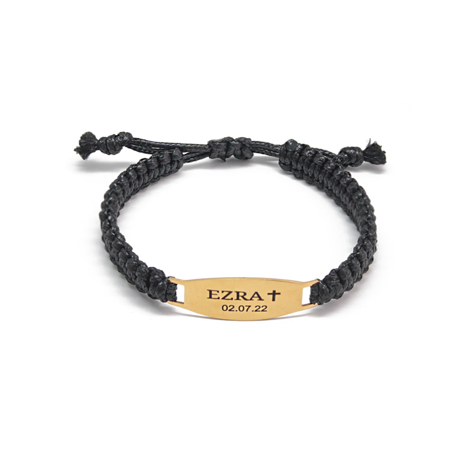 Men’s Braided Leather Custom Name Bracelet – A Gift That Speaks Without Words