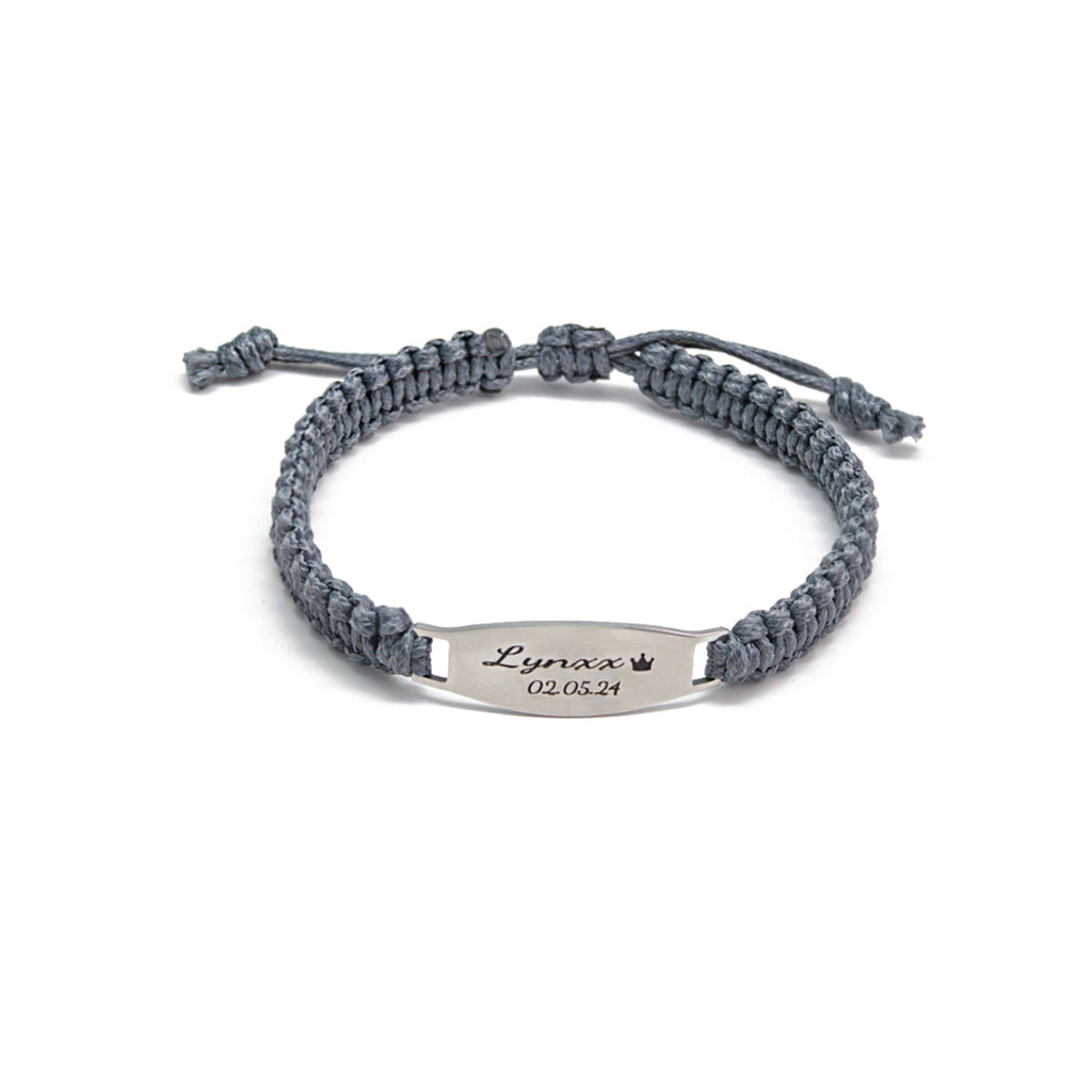 Men’s Braided Leather Custom Name Bracelet – A Gift That Speaks Without Words