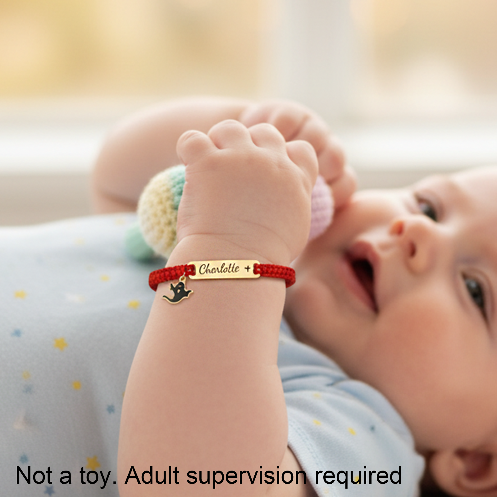 Halloween Baby Braided Cord Custom Bracelet (Parent-Child Style) – A Sweet Holiday Keepsake