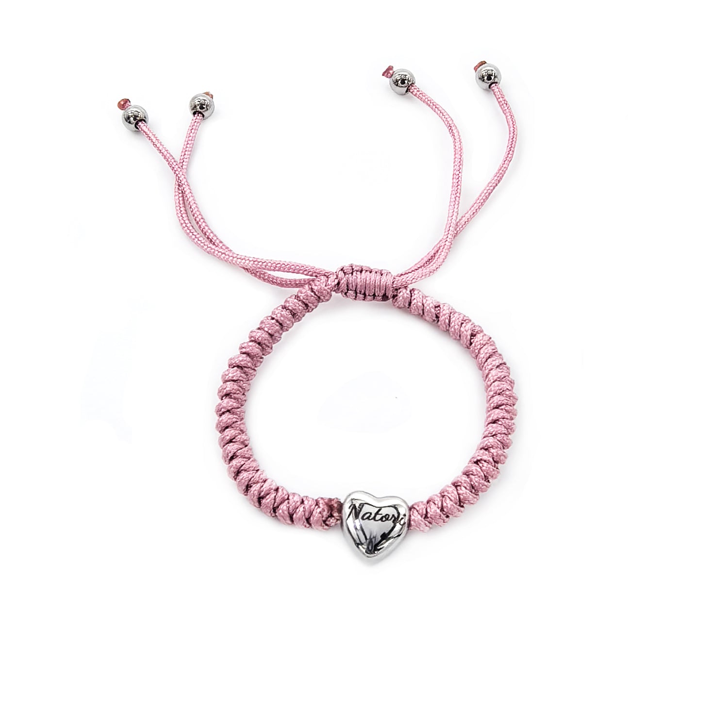 Personalized Braided Heart Name Bracelet – Custom Handmade Jewelry Gift for Her