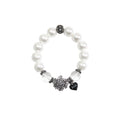 Gothic Halloween Snowflake Heart Bracelet