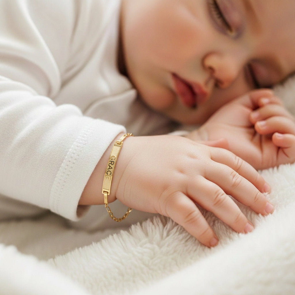 Personalized Baby Name Exclusive Metal Bracelet