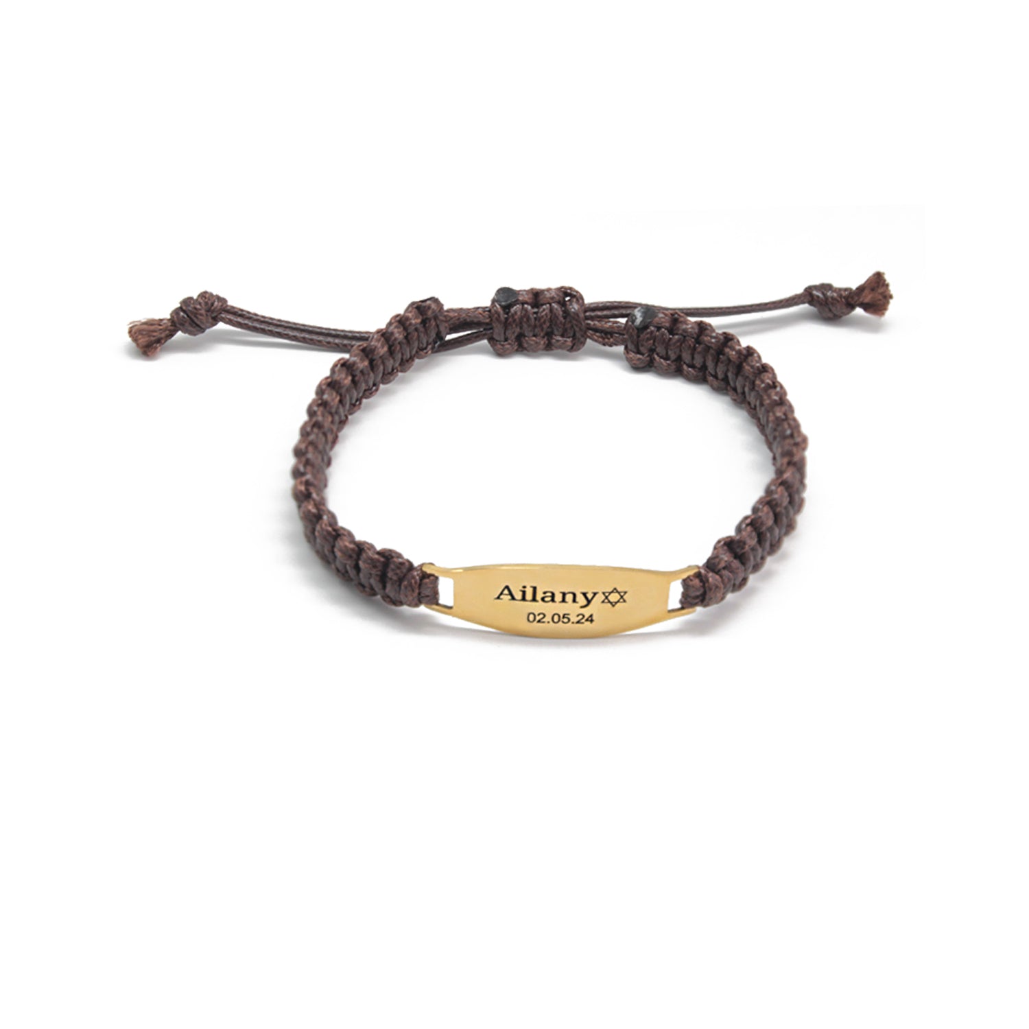 Men’s Braided Leather Custom Name Bracelet – A Gift That Speaks Without Words