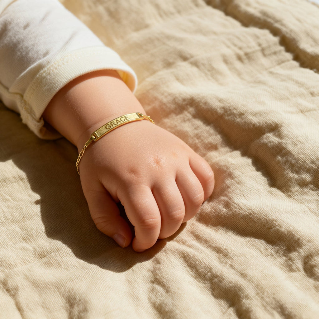 Personalized Baby Name Exclusive Metal Bracelet