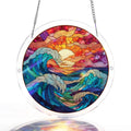 Acrylic Jigsaw Puzzle Suncatcher – Chasing the Sun Sea Window Decor