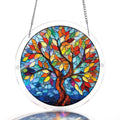 Acrylic Jigsaw Puzzle Suncatcher – Tree of Radiant Glass Window Decor