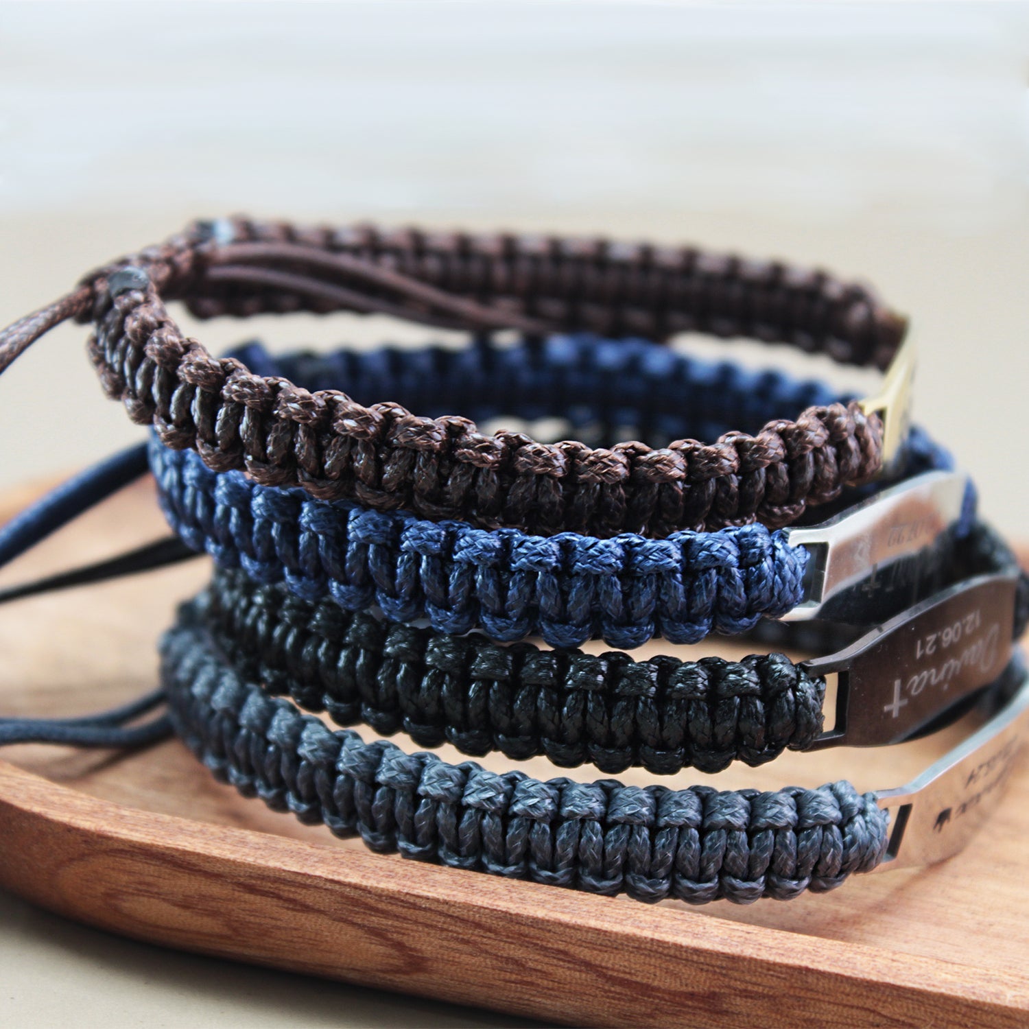 Men’s Braided Leather Custom Name Bracelet – A Gift That Speaks Without Words