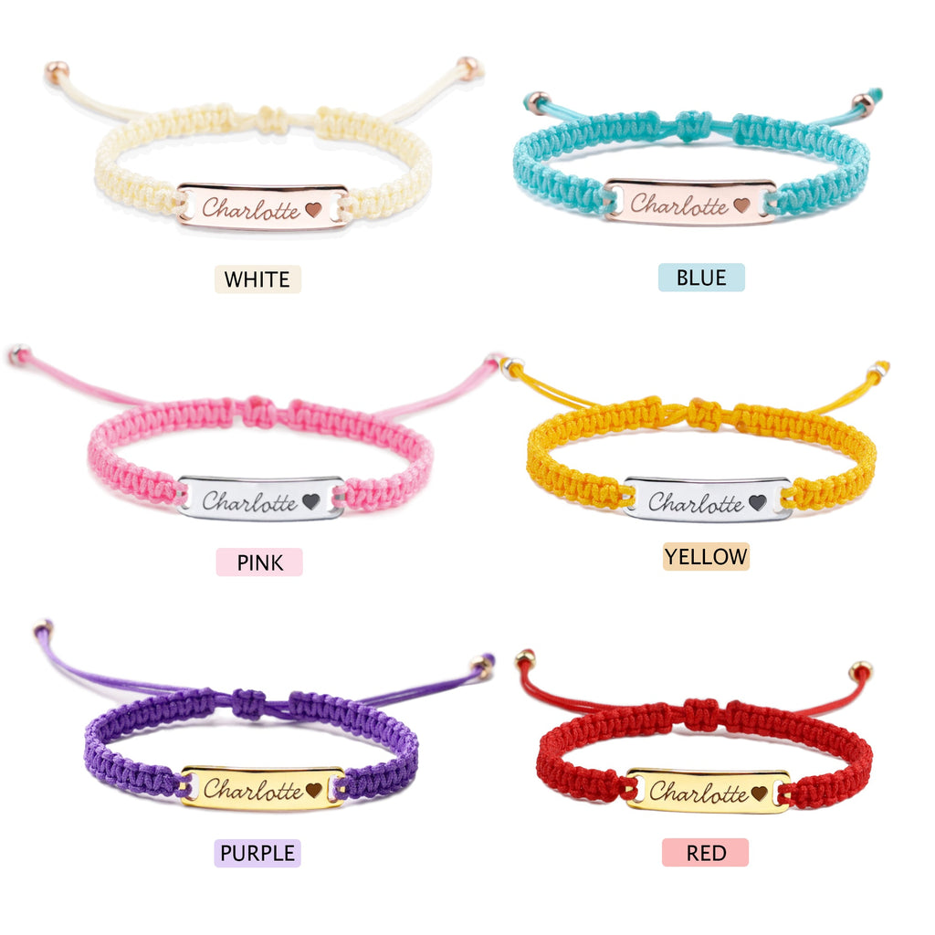 Halloween Baby Braided Cord Custom Bracelet (Parent-Child Style) – A Sweet Holiday Keepsake