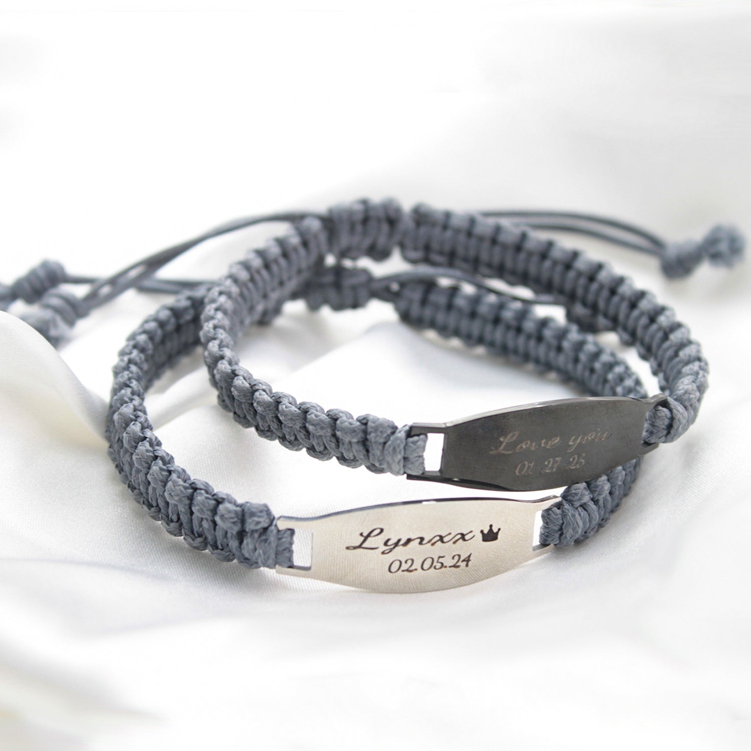 Men’s Braided Leather Custom Name Bracelet – A Gift That Speaks Without Words
