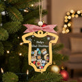 Personalized Baby’s First Christmas 2025 Shake Ornament