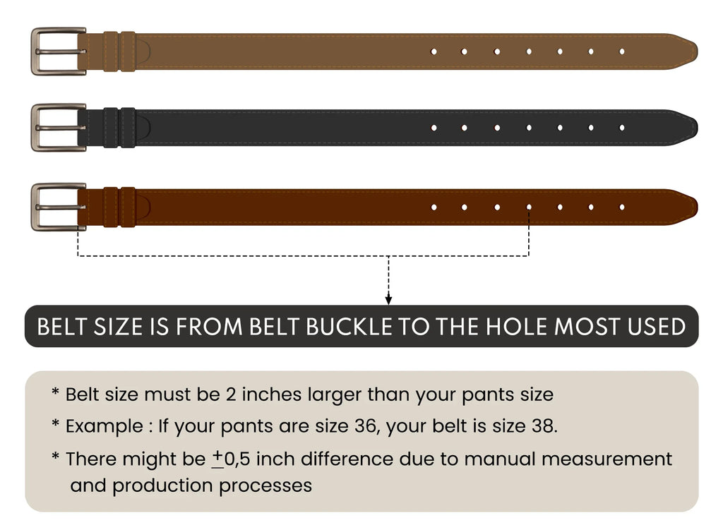 Funny Naughty Personalized Cowhide Belt for Him