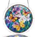 Butterflies in Bloom Acrylic Suncatcher Puzzle – Light Catching Window Art Décor