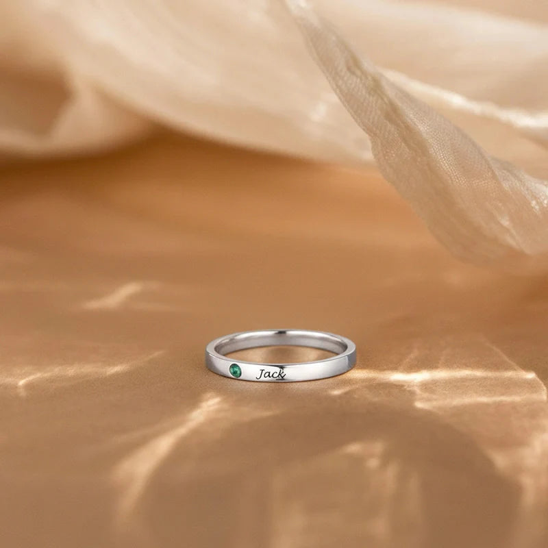 Custom Birthstone Ring