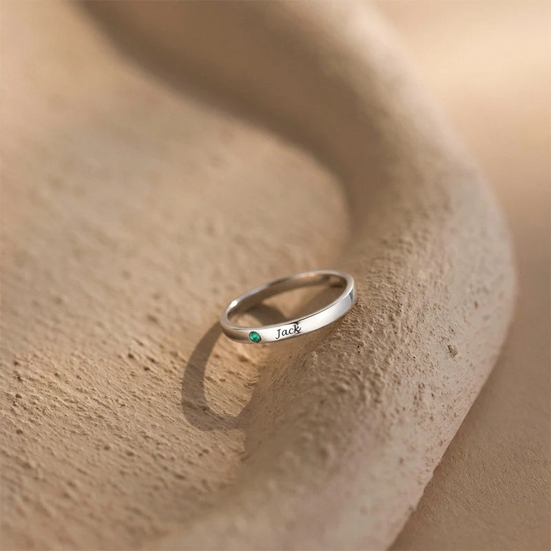 Custom Birthstone Ring
