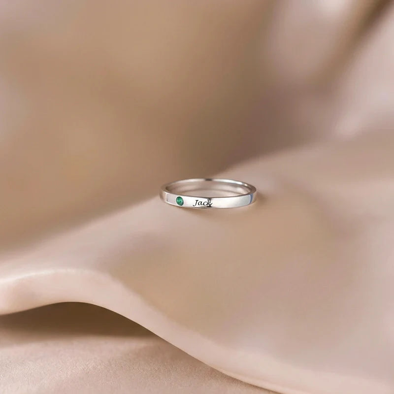 Custom Birthstone Ring