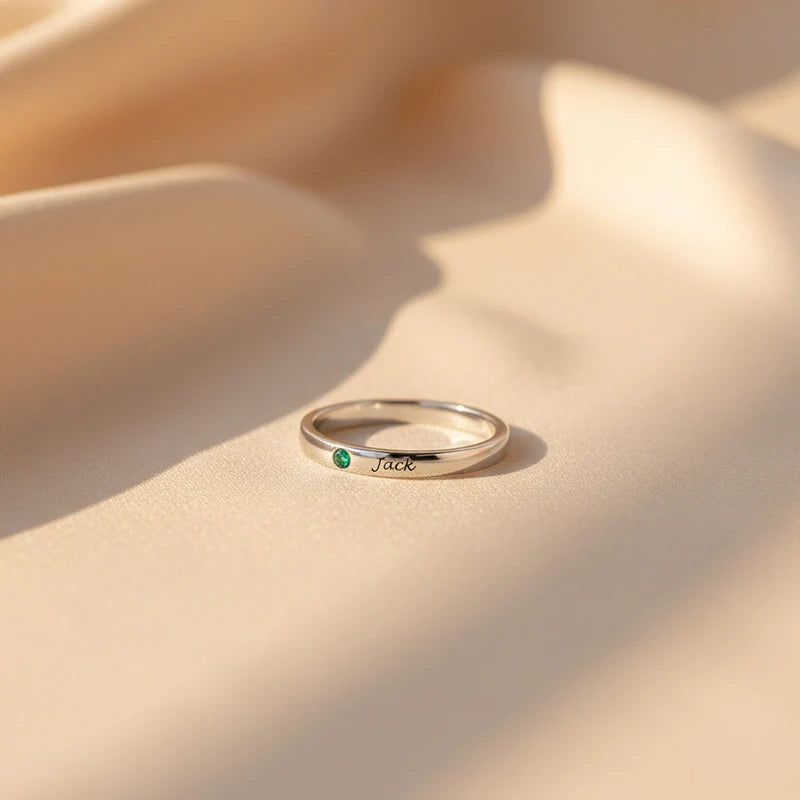 Custom Birthstone Ring