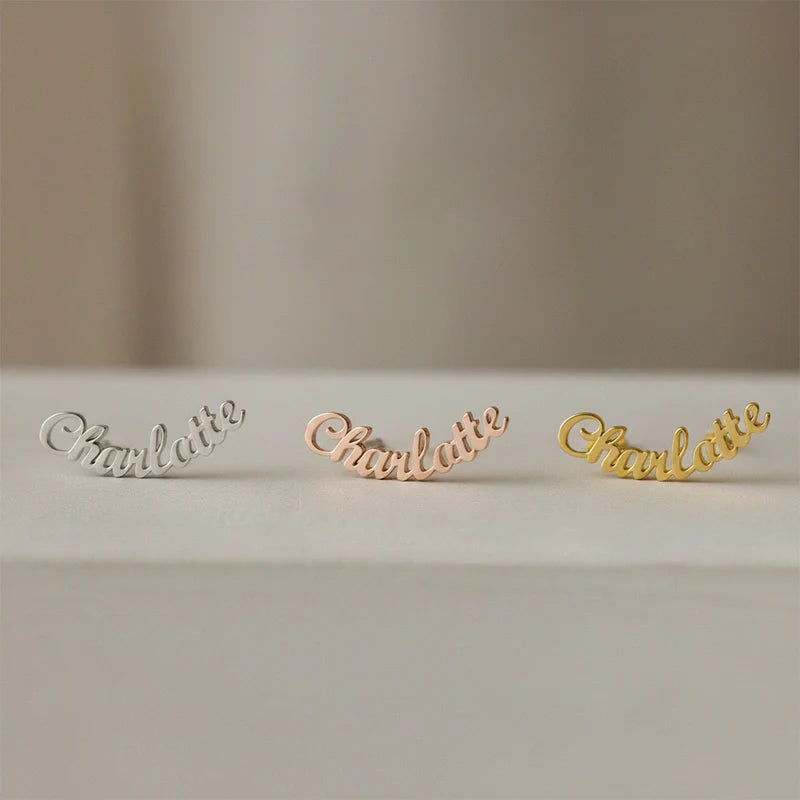 Custom Name Earrings