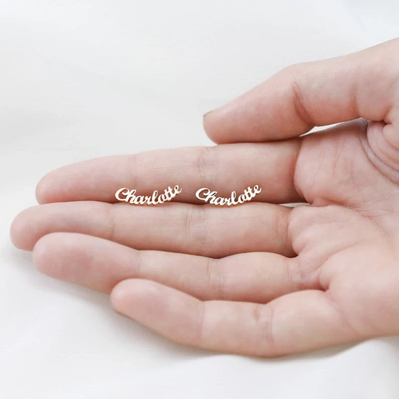 Custom Name Earrings