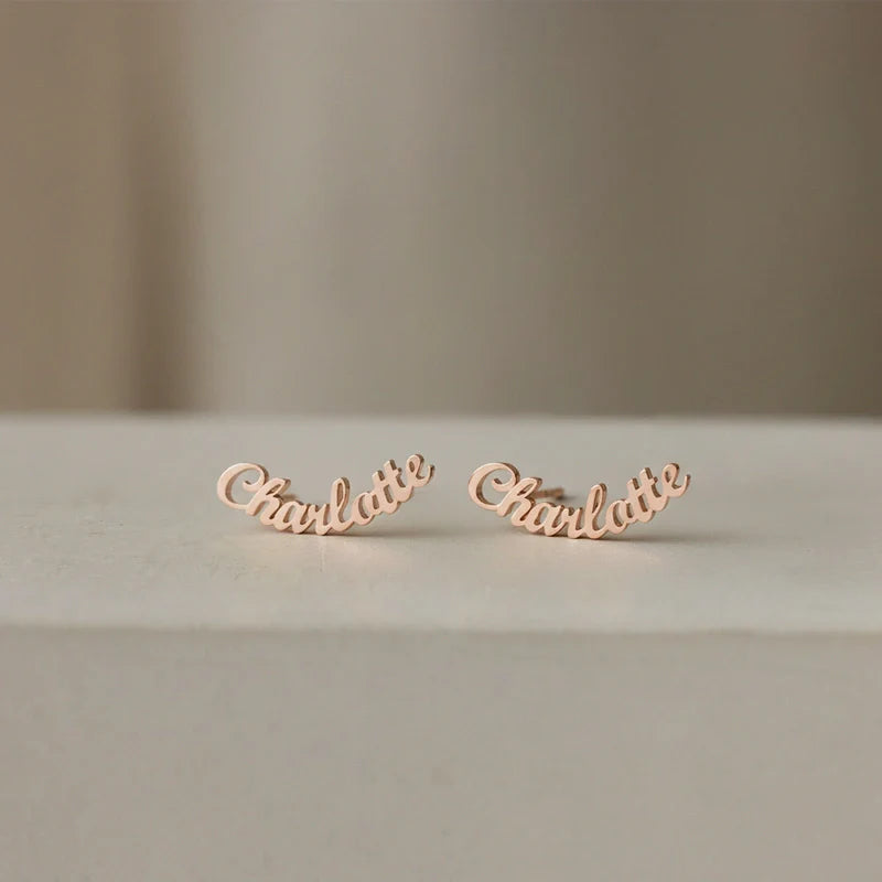 Custom Name Earrings