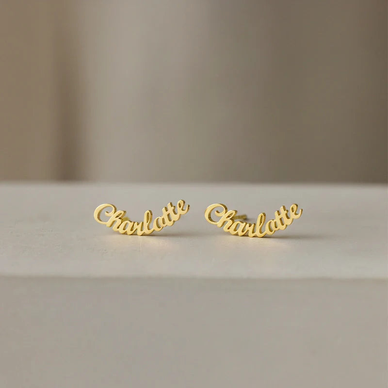 Custom Name Earrings