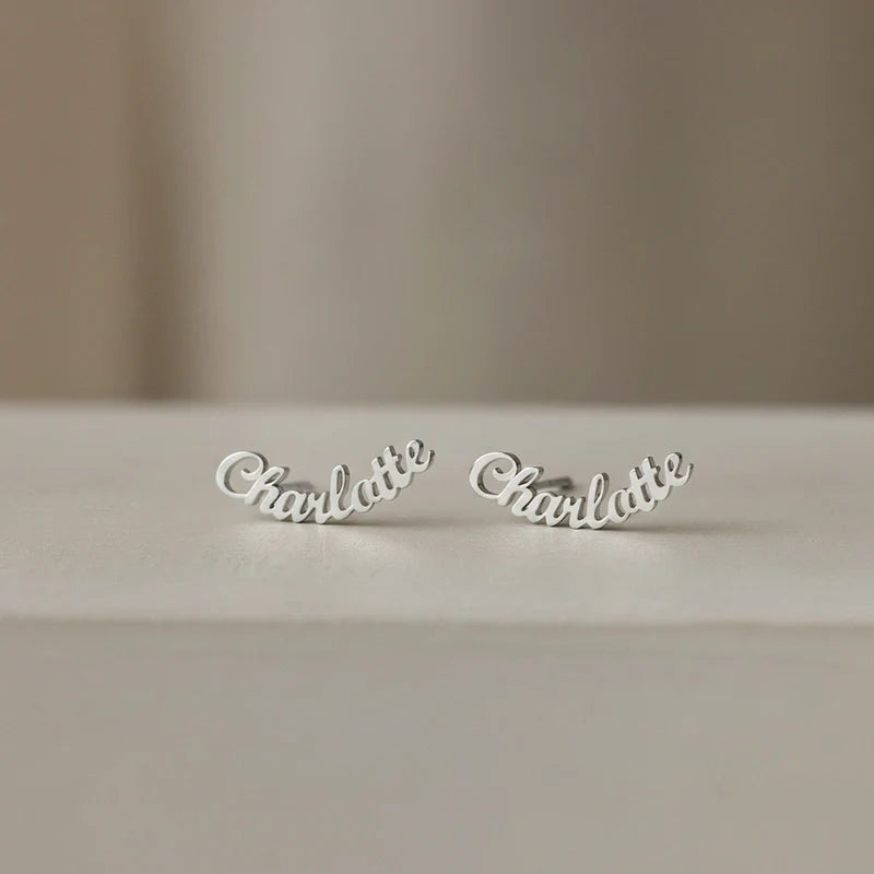 Custom Name Earrings