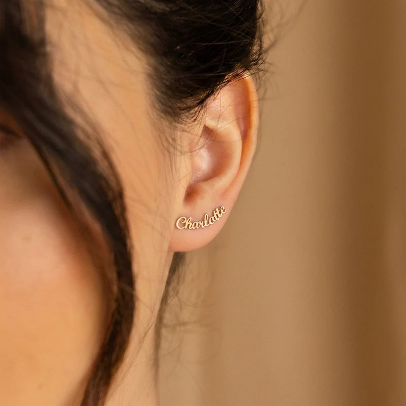 Custom Name Earrings