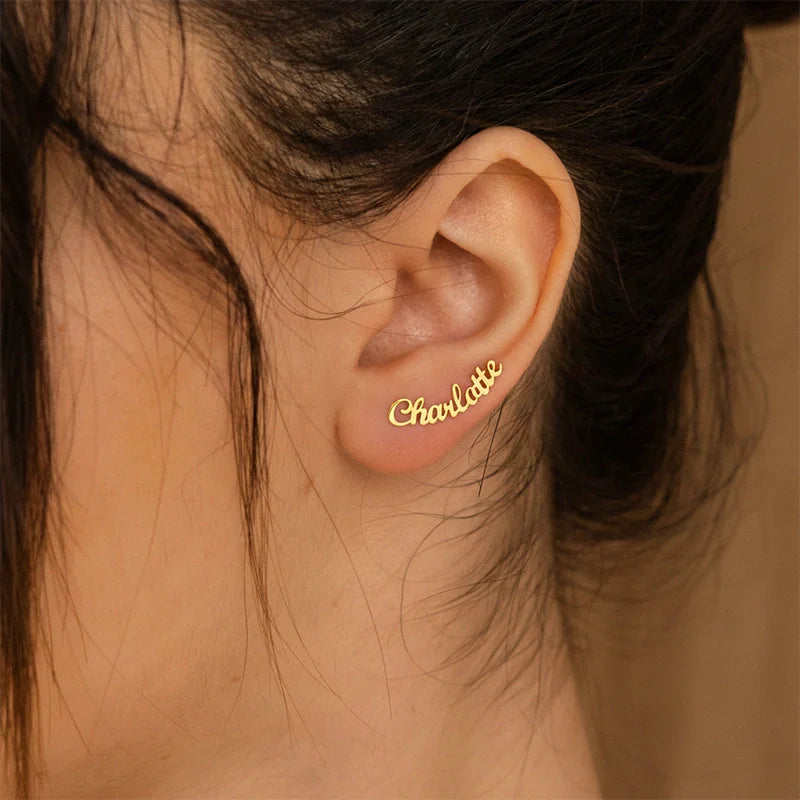 Custom Name Earrings