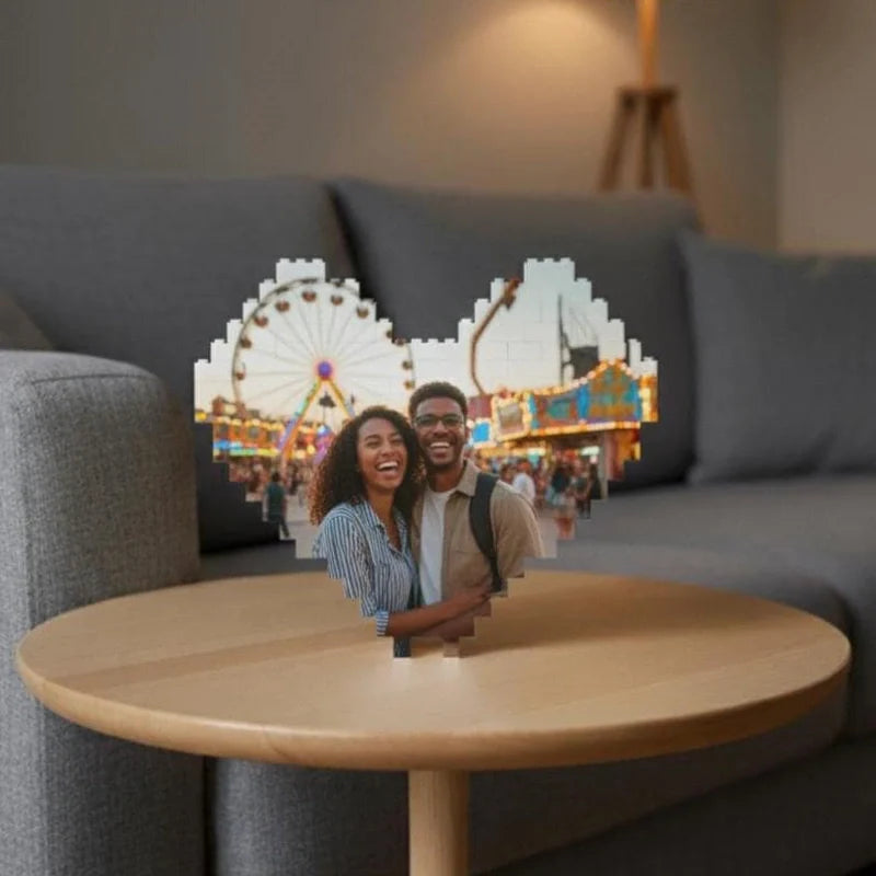 Custom Photo Building Blocks for Couples