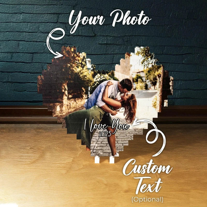 Personalized Photo Building Block for Mom – Custom Mother’s Day Picture Gift