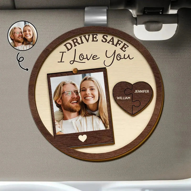 Personalized Custom Shaped Car Visor Clip