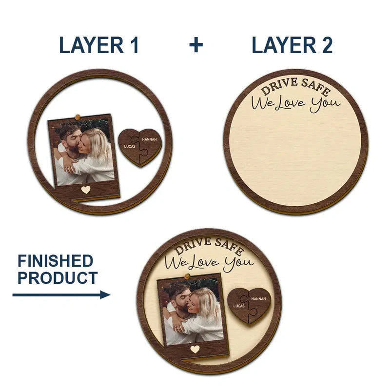 Personalized Custom Shaped Car Visor Clip