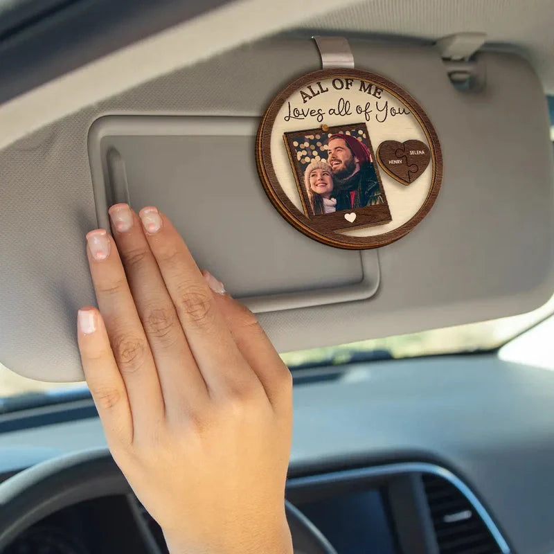 Personalized Custom Shaped Car Visor Clip